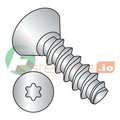 Newport Fasteners Thread Forming Screw, #2 x 3/16 in, 18-8 Stainless Steel Flat Head Torx Drive, 4000 PK 821812